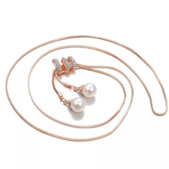 Long Fun Sparkly Necklace Gold OR Silver - Picture 6 of 8